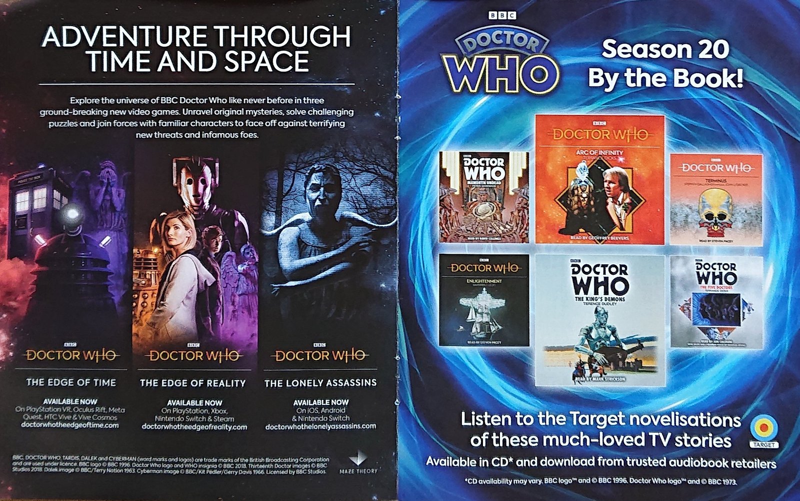 Inserts from BBCDVD 4560
